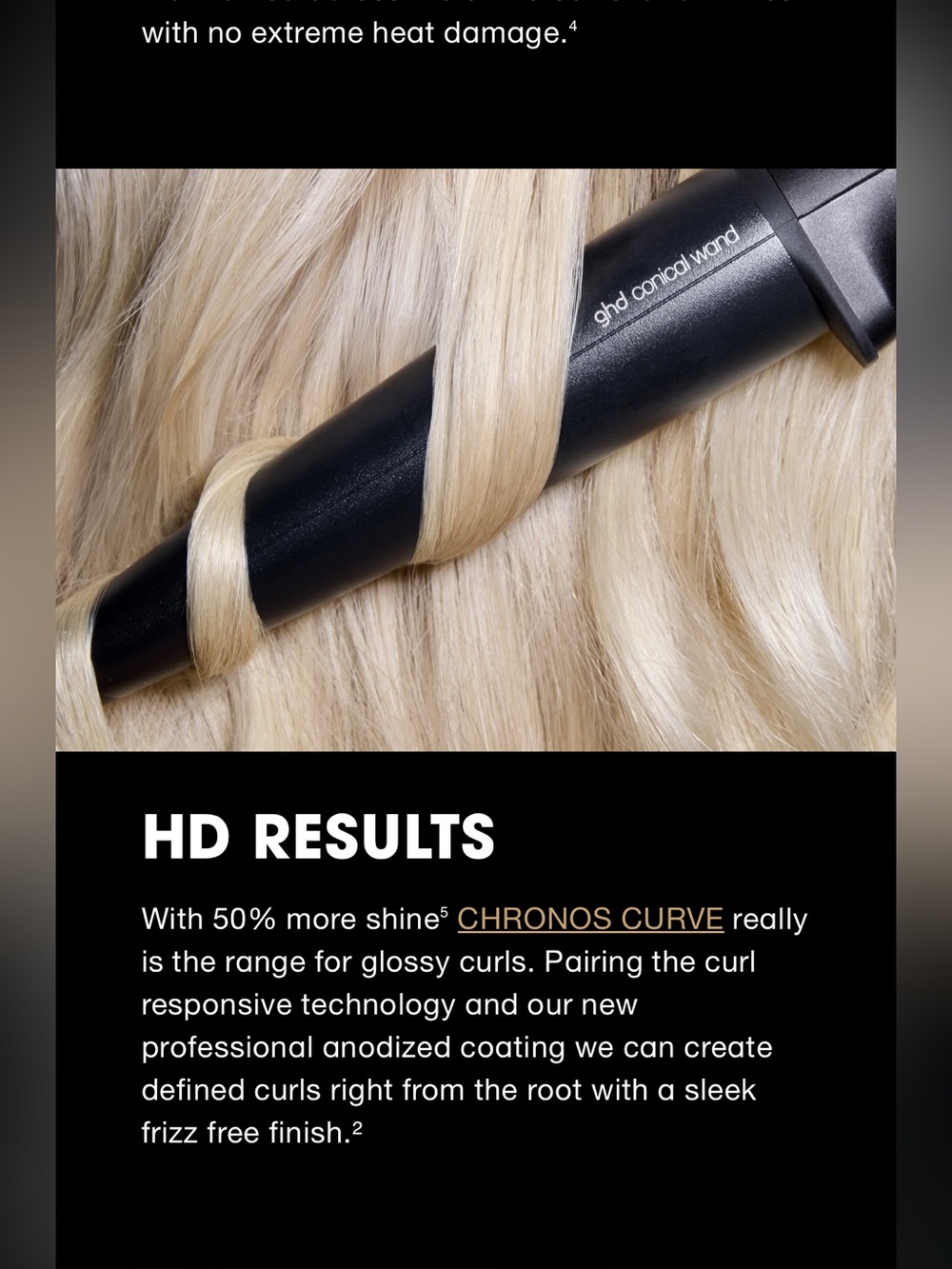 GHD conical curve curling wand - Picture 3 of 11